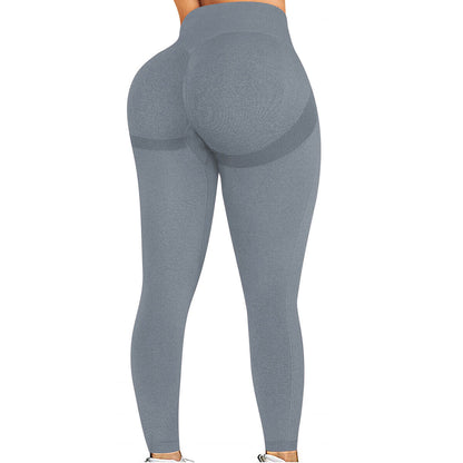 Women Seamless Long Sleeve Crop Top Yoga Suit Gym Leggings Pants Gym Workout Set