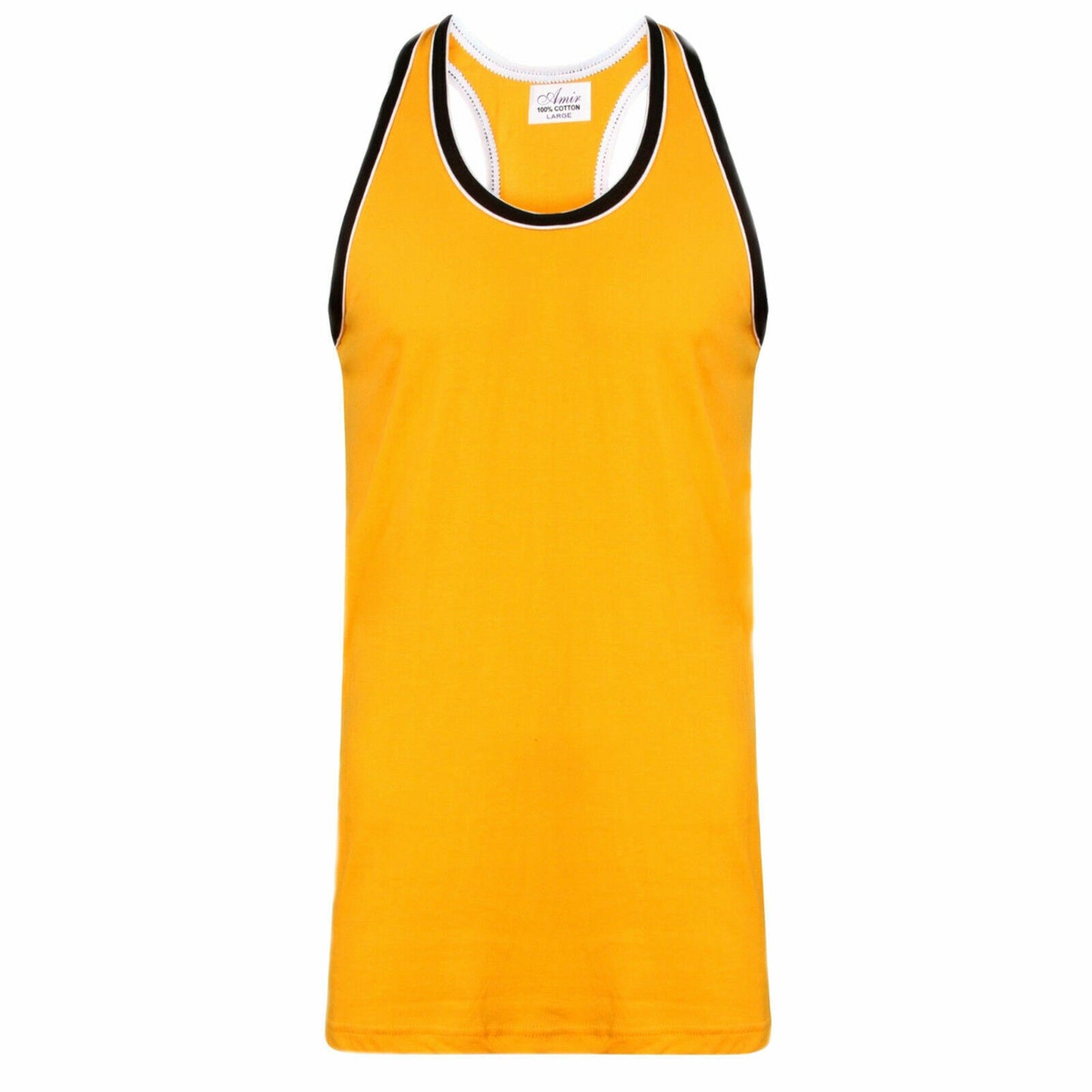 Men’S Sleeveless Muscle Vest Holiday Racer Back Gym Tank Top Summer Workout 5XL