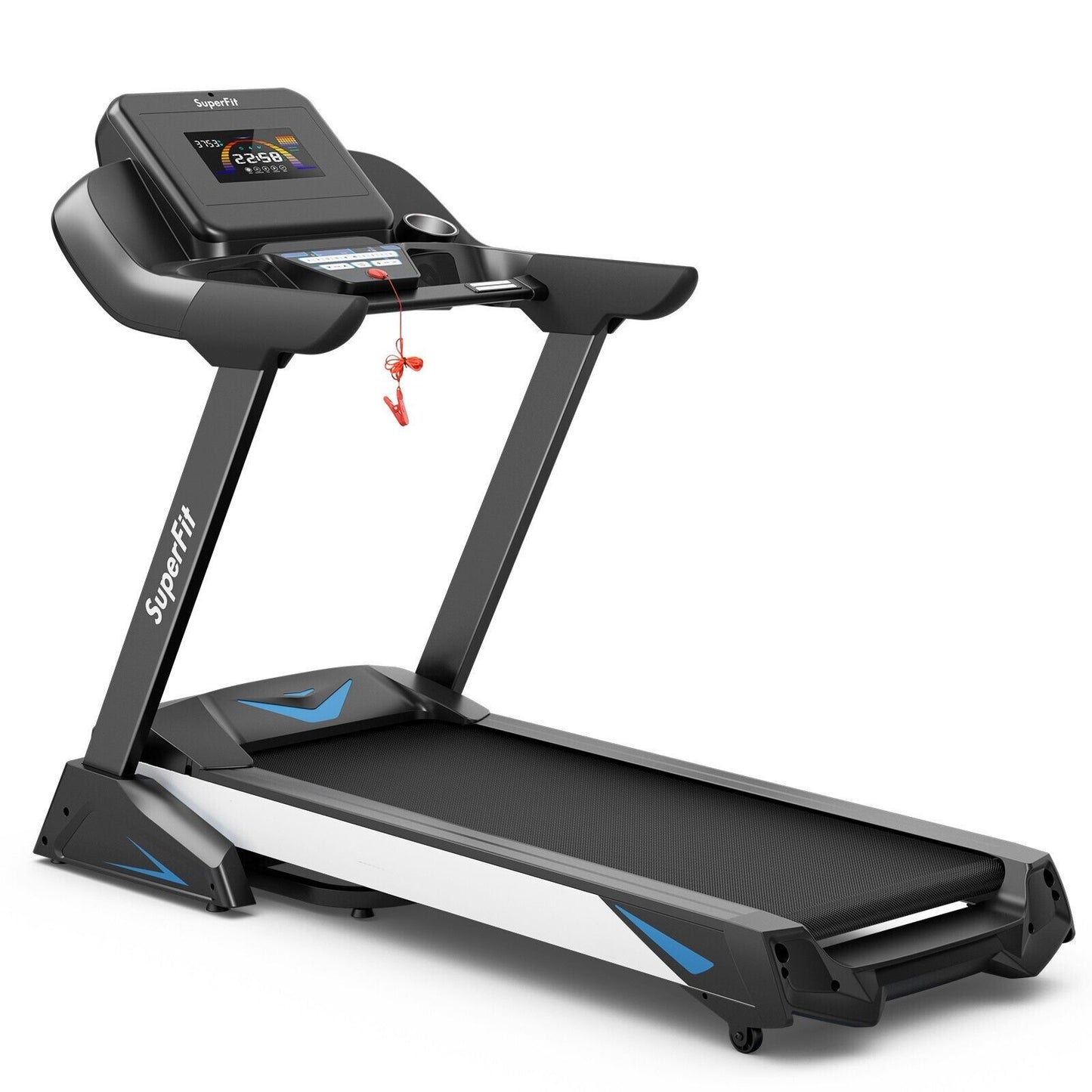 1.75 HP Folding Treadmill with 20 Preset Programs and Auto Incline