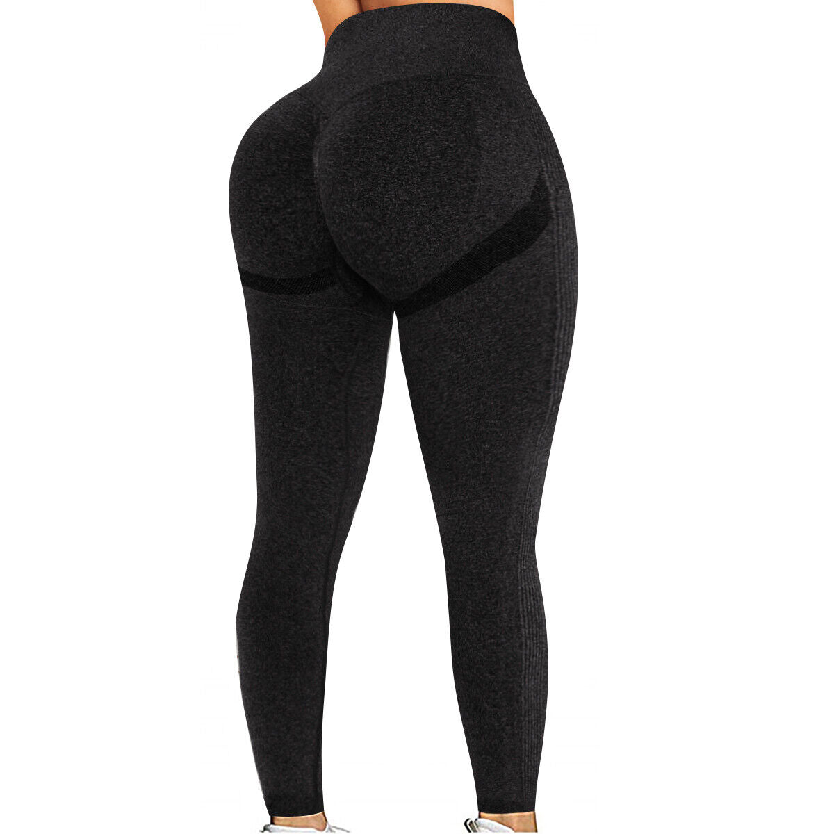 Women Seamless Long Sleeve Crop Top Yoga Suit Gym Leggings Pants Gym Workout Set