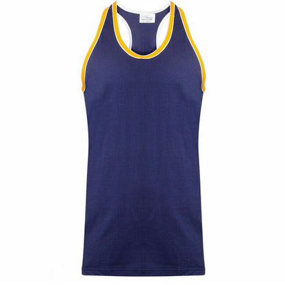 Men’S Sleeveless Muscle Vest Holiday Racer Back Gym Tank Top Summer Workout 5XL