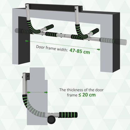 Pull-Up Bar Indoor Home Fitness Doorway Horizontal Bar Gym Upper Body Workout